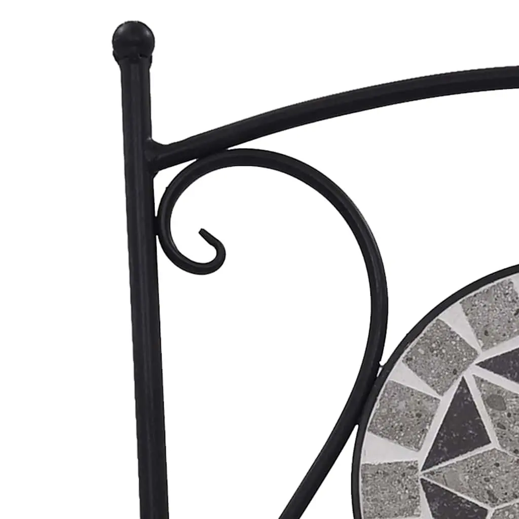 Mosaic Bistro Chairs Set of 2 for Outdoor Use