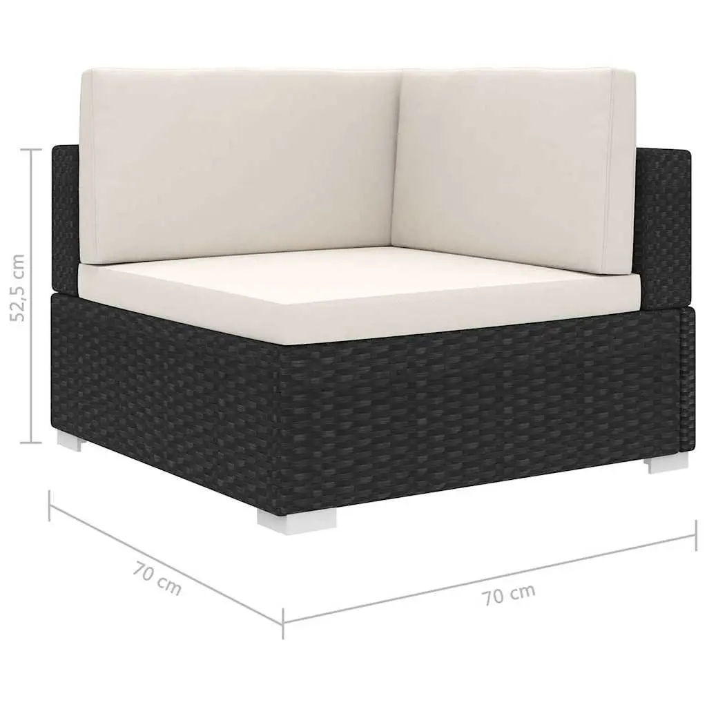 Outdoor Sectional Corner Chair with Cushions