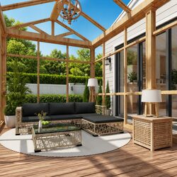 Durable 5 Piece Grey PE Rattan Lounge Set for Outdoors