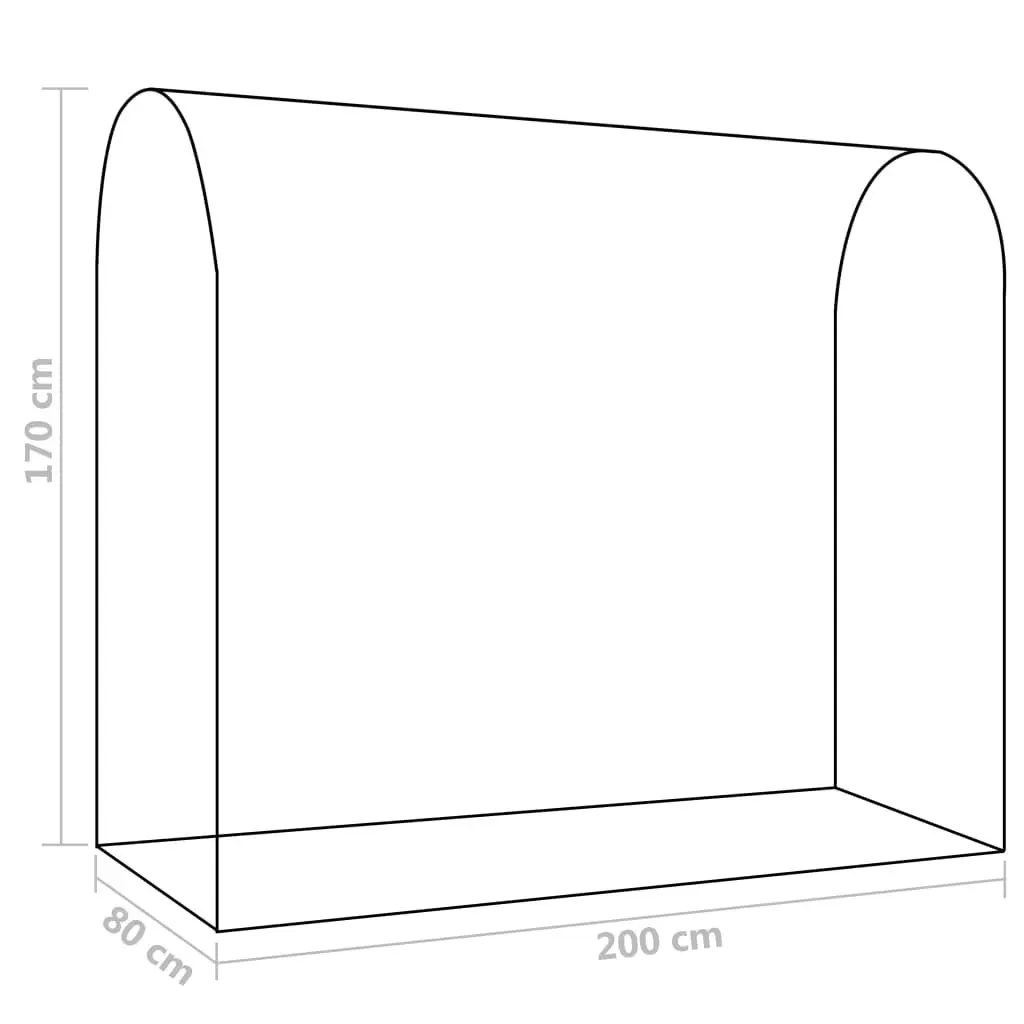 Greenhouse with Zippered Door for Extended Growing