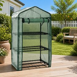 Durable 3-Tier Mini Greenhouse 69x49x125cm for Plants