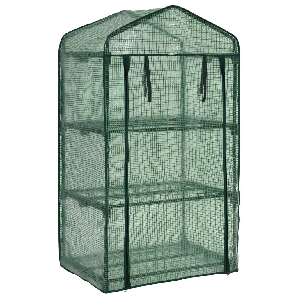 3-Tier Mini Greenhouse 69x49x125cm for Plants