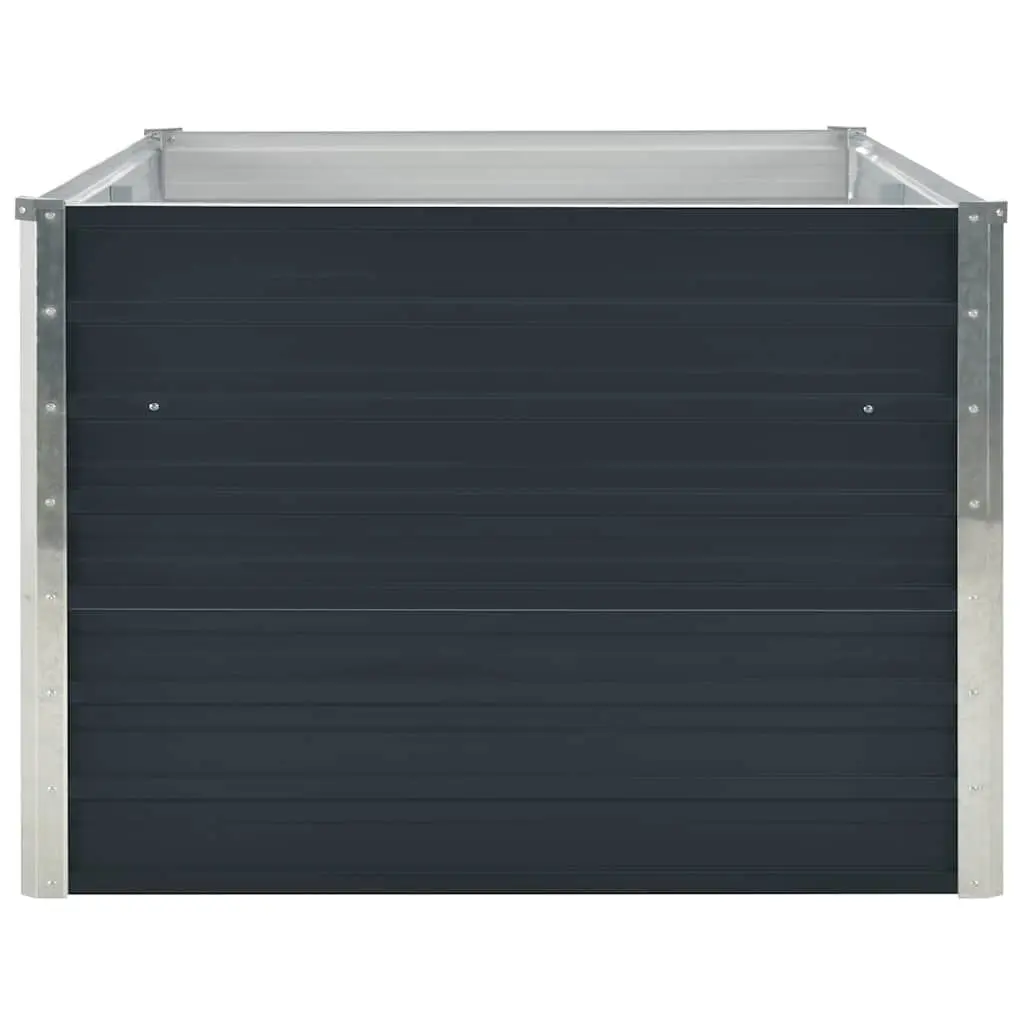 Anthracite Raised Garden Bed 160x80x45 cm