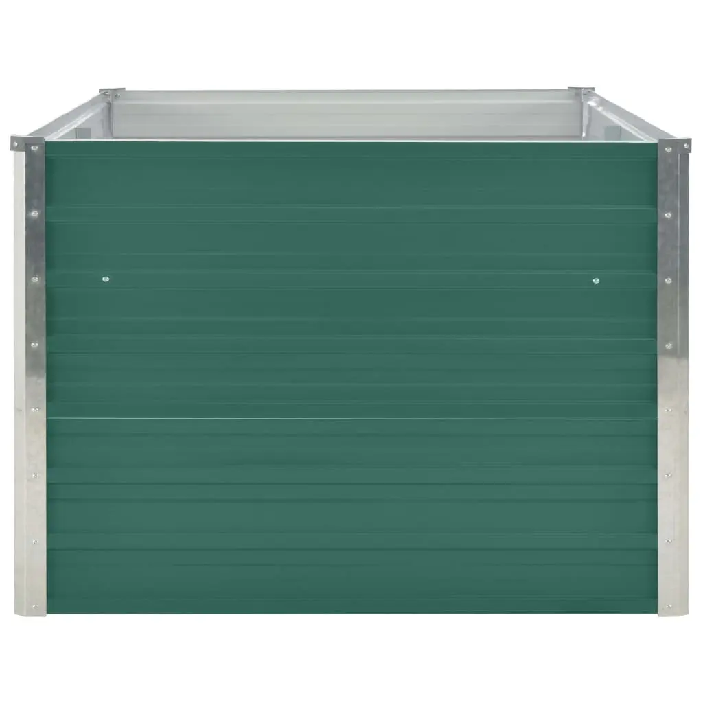 Galvanised Steel Rectangular Raised Garden Bed 160x80x45 cm