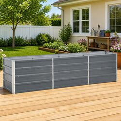 Durable Raised Garden Bed for Outdoor Plants and Vegetables