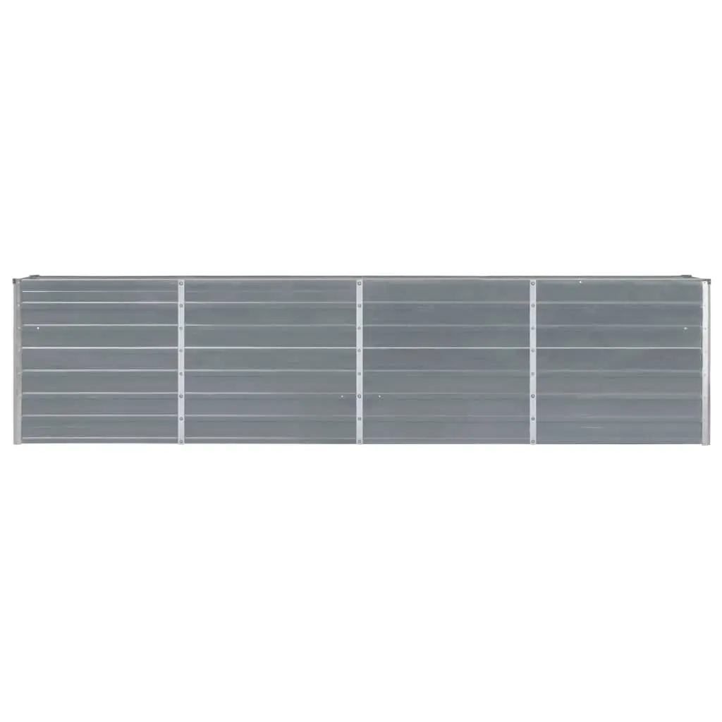 Galvanised Steel Raised Garden Bed 320x40x77 cm