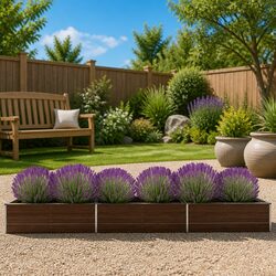 Durable Galvanised Steel Raised Garden Bed for Plants