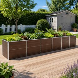 Sturdy Outdoor Raised Bed Planter Box for Vegetables and Herbs