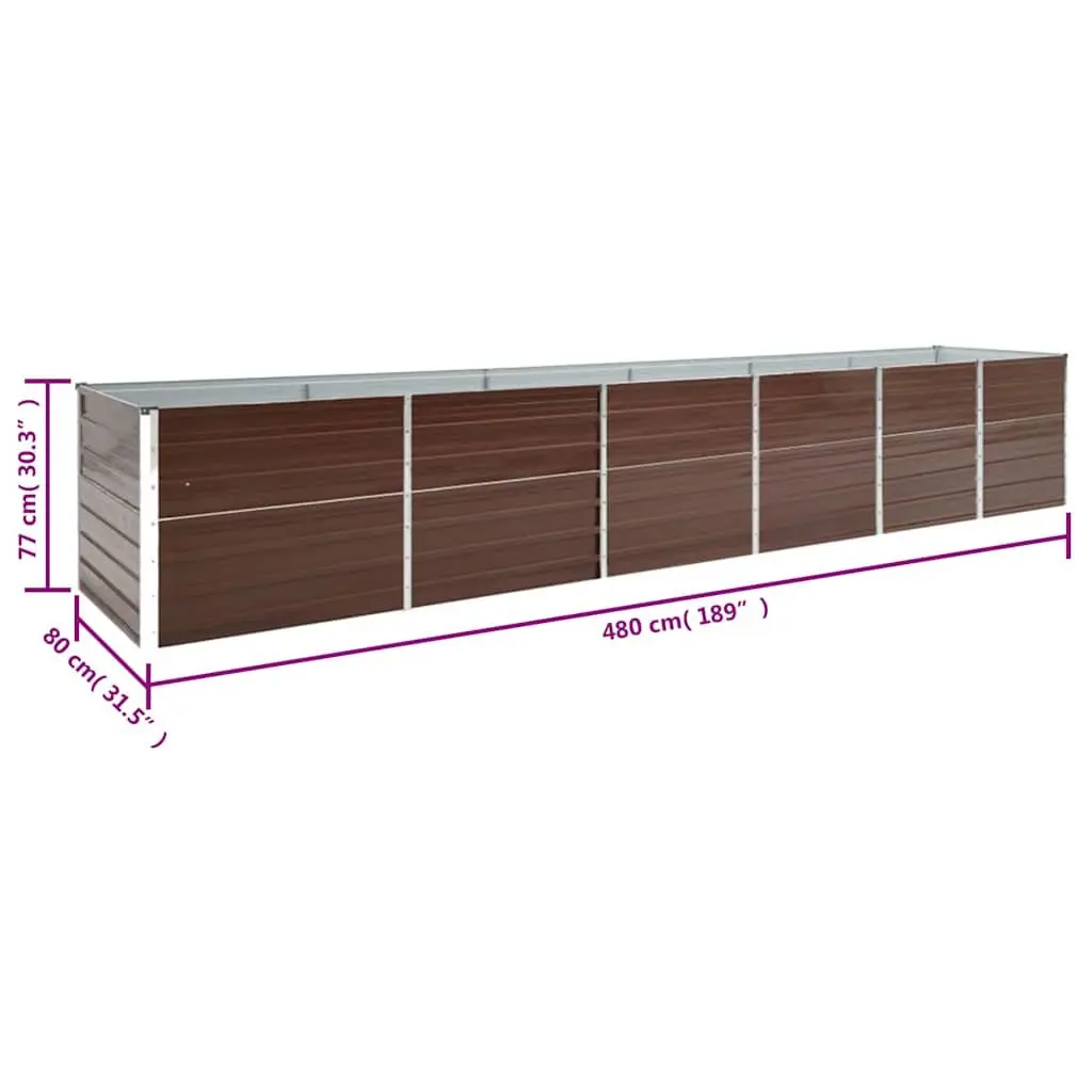 Outdoor Raised Bed Planter Box for Vegetables and Herbs