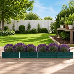 Heavy-Duty Galvanised Steel Garden Planter for Vegetables