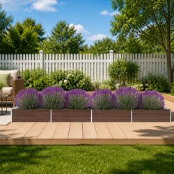 Durable Raised Garden Bed Planter for Flowers and Veggies