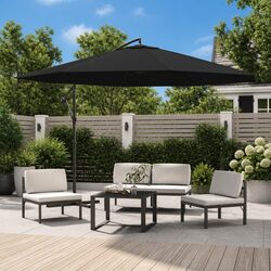 Premium 350cm Cantilever Parasol for Outdoor Spaces