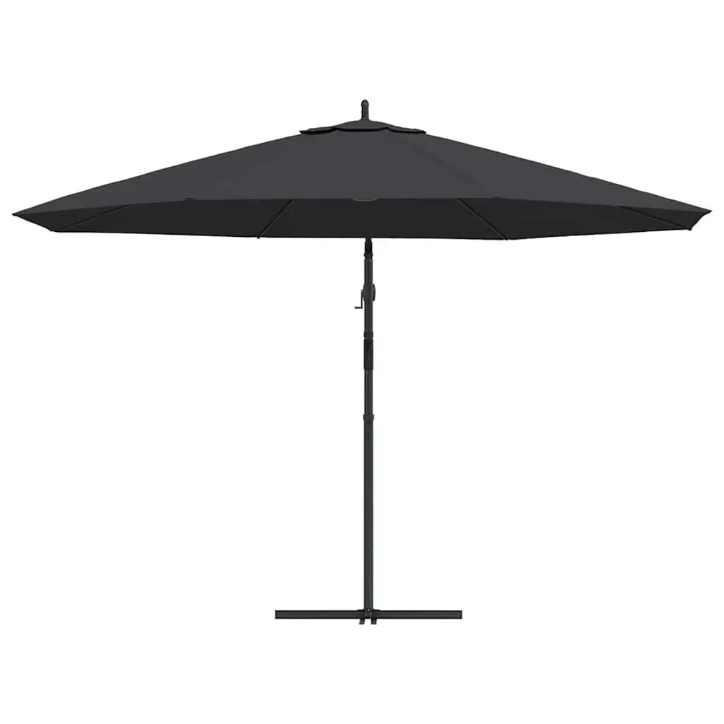 Cantilever Parasol Aluminium 350cm Black