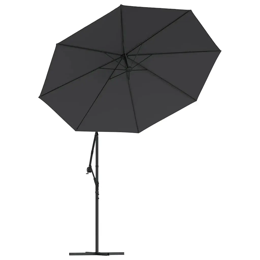 Cantilever Garden Parasol 300cm with LED Lights