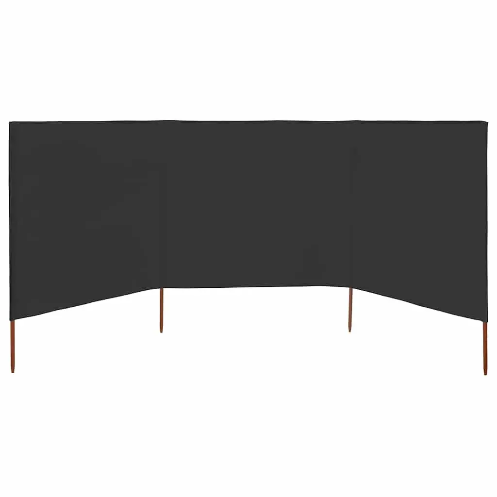 3-Panel Folding Wind Screen for Outdoor Areas
