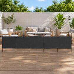 Premium 5-Panel Folding Wind Screen for Outdoor Areas