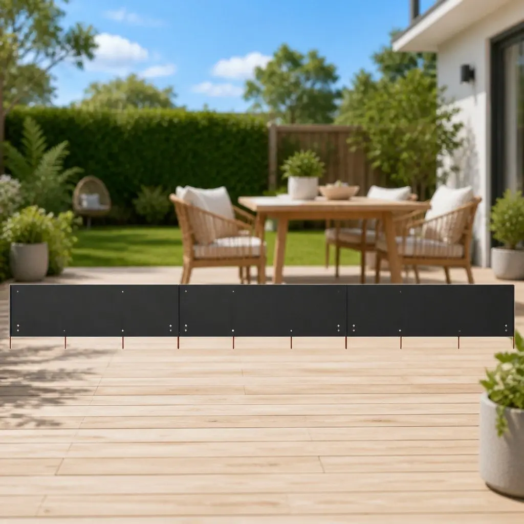 9-Panel Folding Wind Screen for Outdoor Use