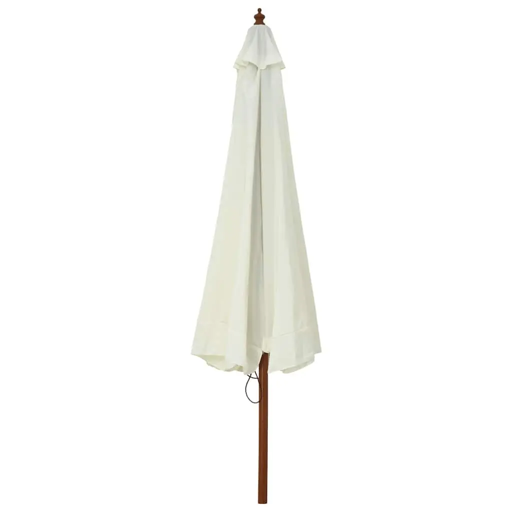Garden Parasol with 330cm Wooden Pole