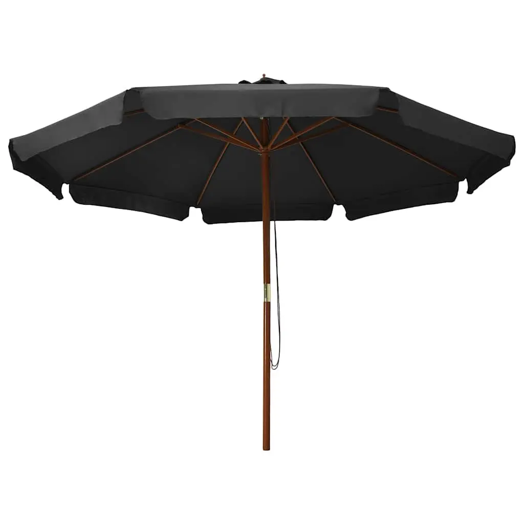 Garden Parasol Umbrella with Wooden Pole 330cm