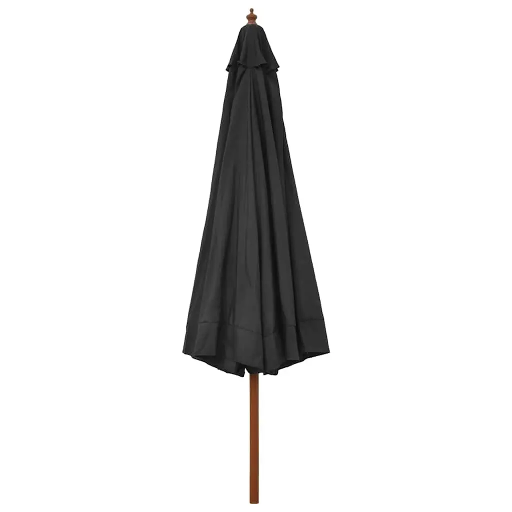 Garden Parasol Umbrella with Wooden Pole 330cm