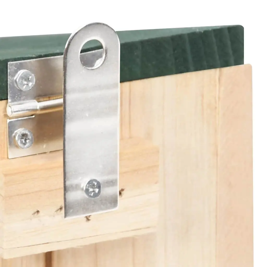 Wooden Squirrel House Set for Garden Feeding