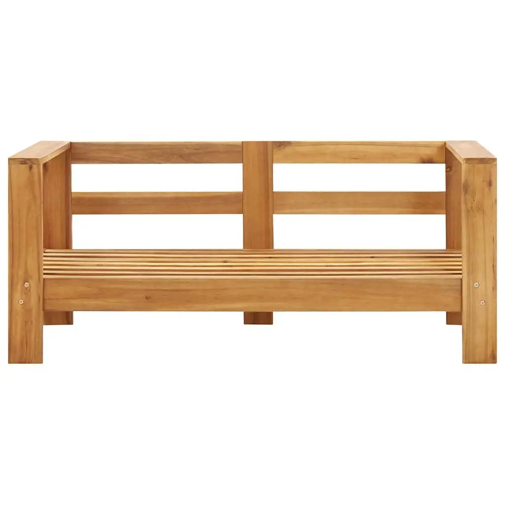 2-Seater Garden Bench with Cushions 140cm