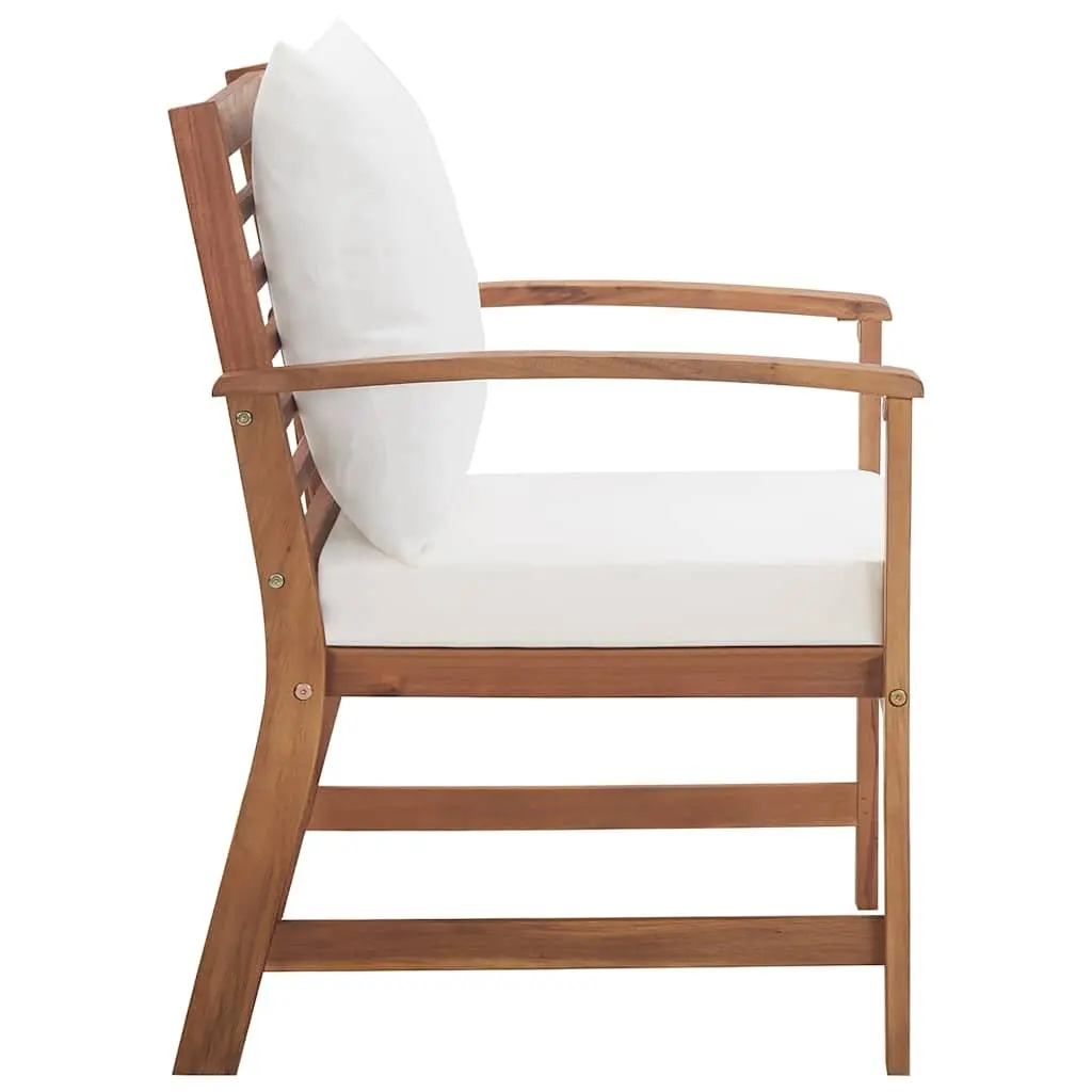4 Piece Garden Lounge Set with Cushions