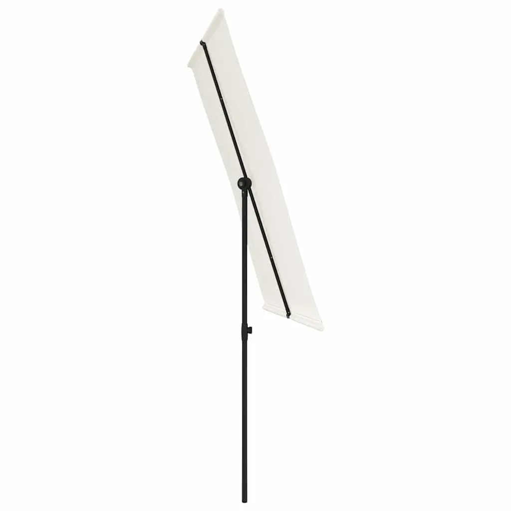 Garden Parasol Umbrella 2x1.5m with Rotating Canopy