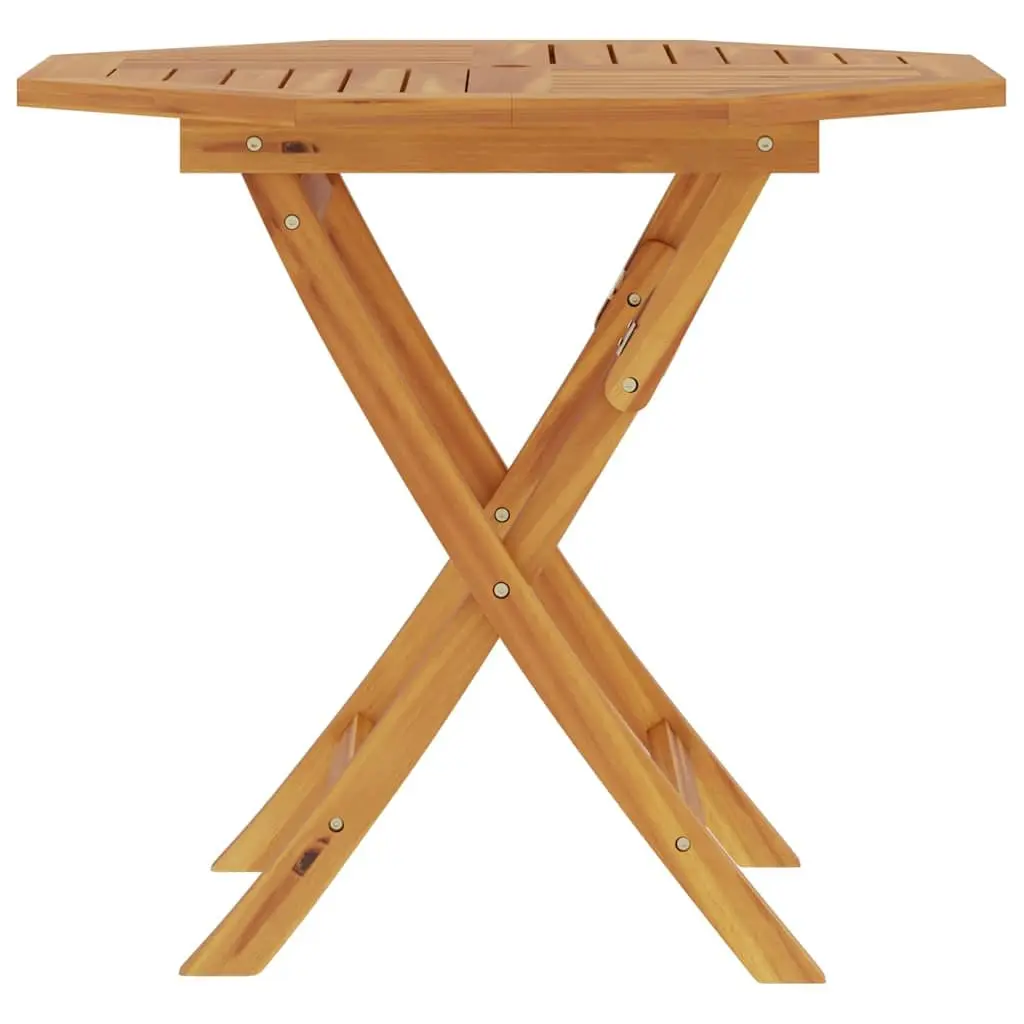 Folding Garden Dining Table in Teak Wood 85x85cm