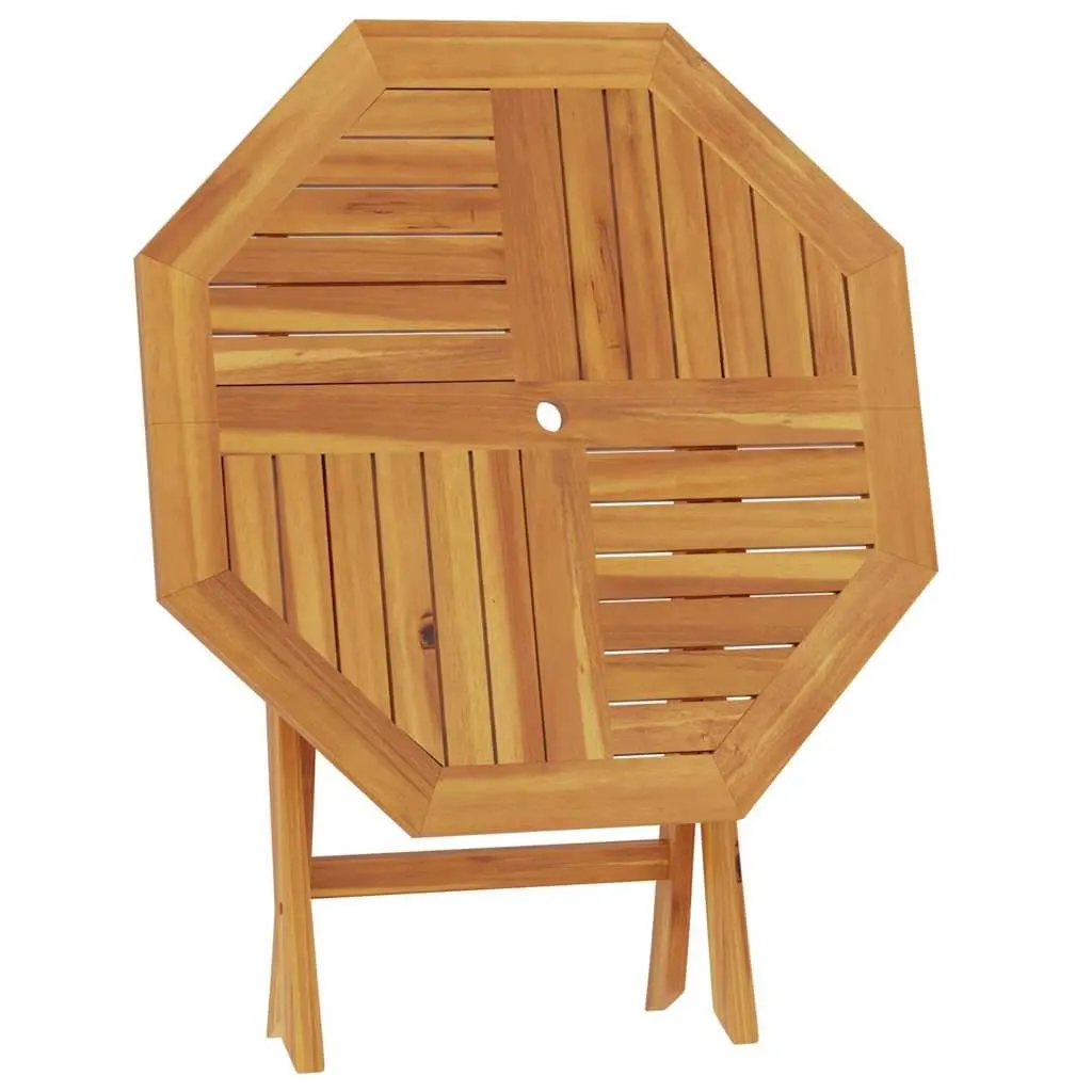 Folding Garden Dining Table in Teak Wood 85x85cm