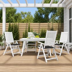 Outdoor Patio Chair Cushions 4 Pack in Anthracite
