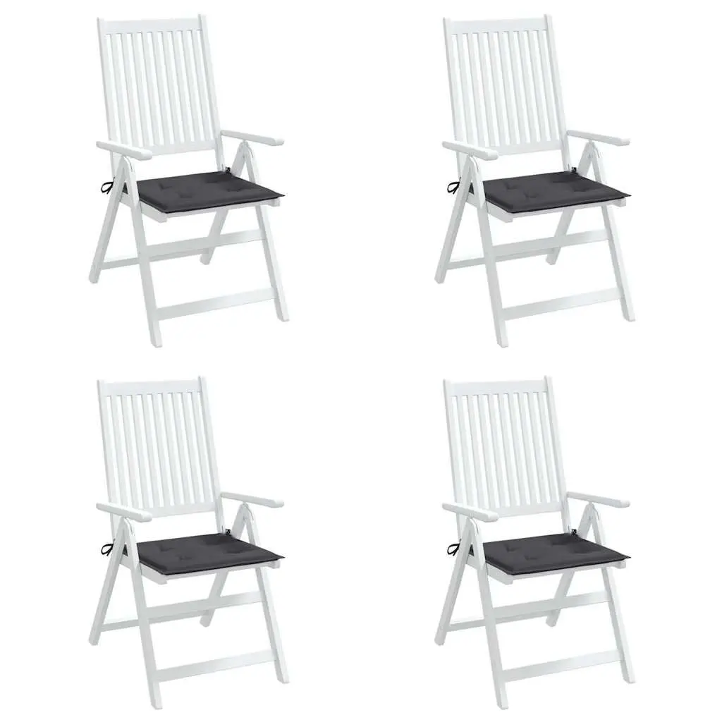 Outdoor Patio Chair Cushions 4 Pack in Anthracite