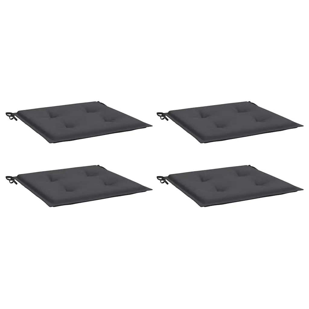 Outdoor Patio Chair Cushions 4 Pack in Anthracite
