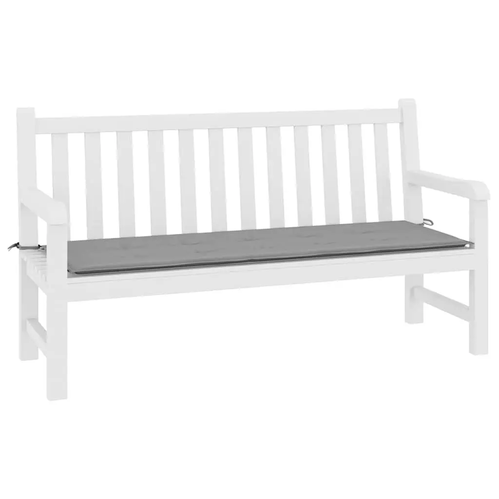 Grey Garden Bench Cushion 200x50x3cm