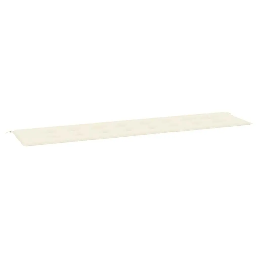 Cream Garden Bench Cushion 200x50x3 cm