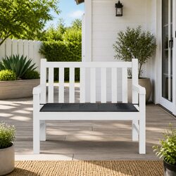 Durable Oxford Fabric Garden Bench Cushion 120x50cm