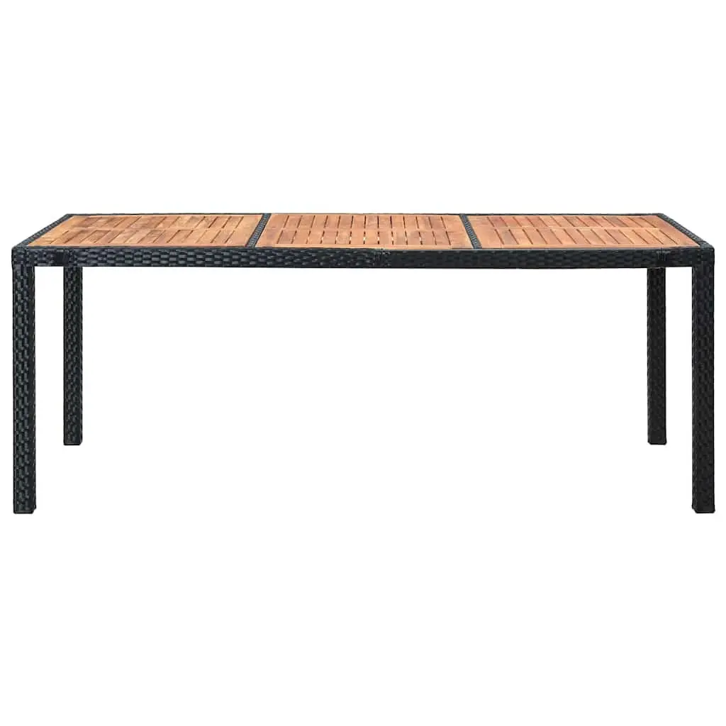 9 Piece PE Rattan Outdoor Dining Set