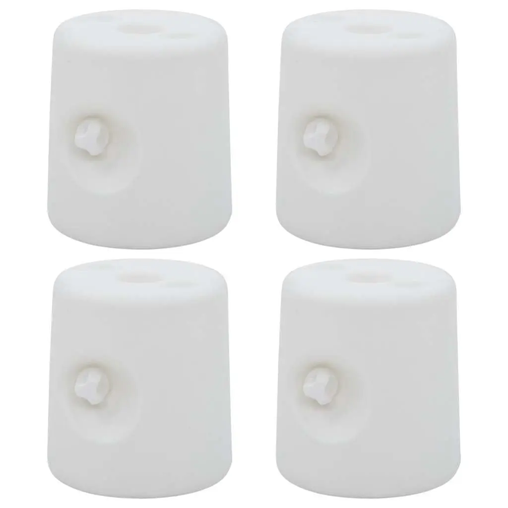 4-Piece Gazebo Weights for Canopy Stabilisation in White
