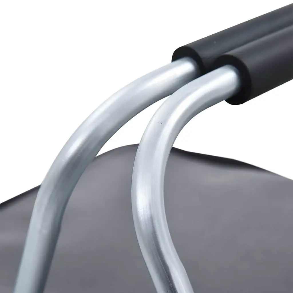 Foldable Cooler Bag Aluminium 46x27x23 cm Grey