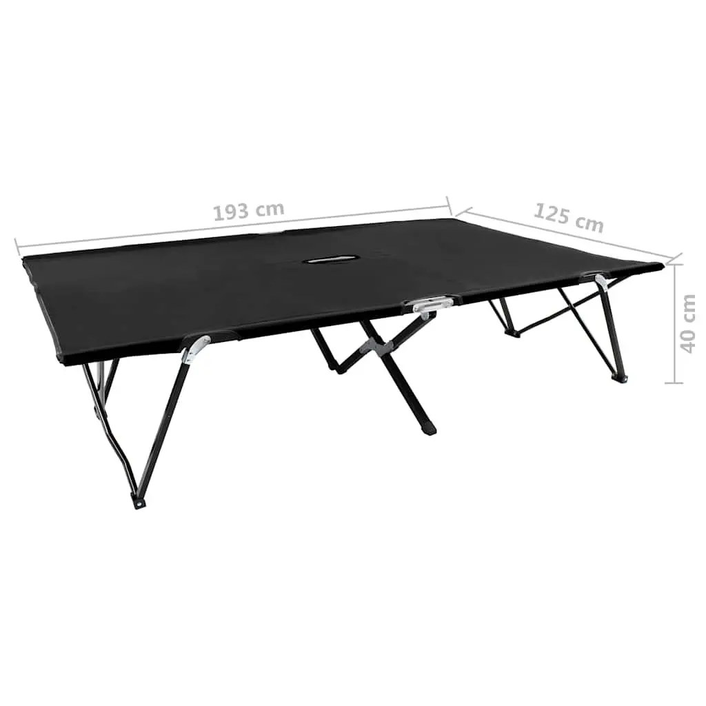 Two Person Folding Sun Lounger for Camping
