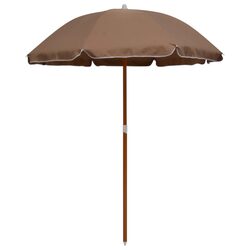 Sturdy Garden Parasol 180 cm Outdoor Sunshade Umbrella
