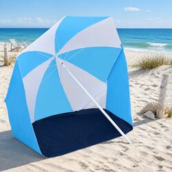 Portable Beach Umbrella Shelter with Sidewalls