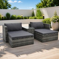 Durable 5-Piece Garden Lounge Set for Outdoor Relaxation