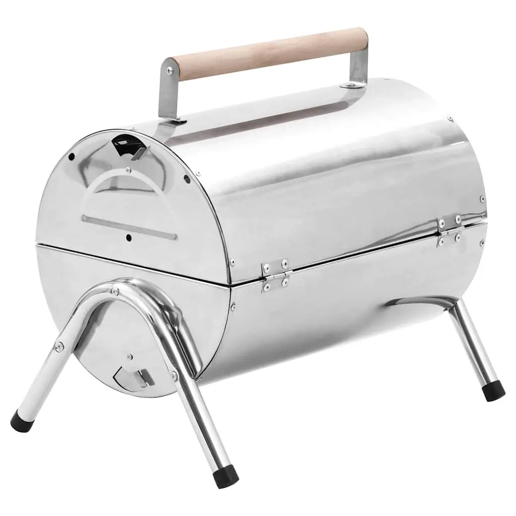 Portable Tabletop Charcoal BBQ Grill with Double Grids