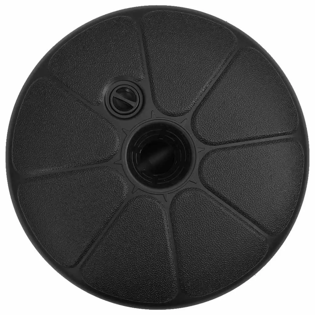 Umbrella Base Sand Water Fillable 15L Portable Parasol Stand Black