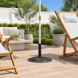 Heavy Duty Cast Iron Umbrella Base for Outdoor Stability