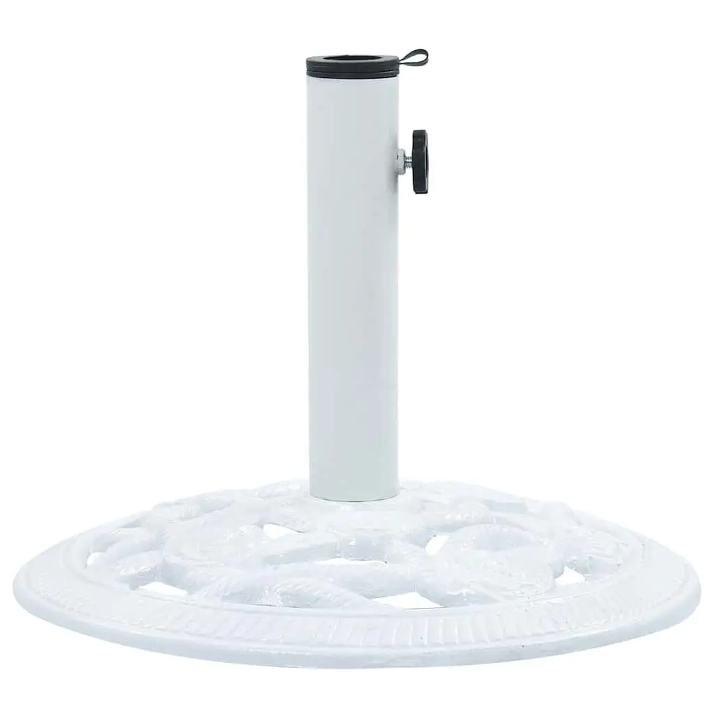 Umbrella Base Cast Iron 40cm White