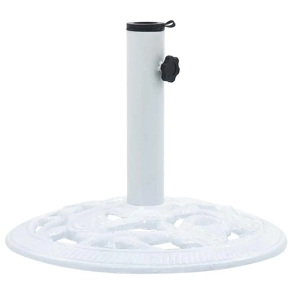 Umbrella Base Cast Iron 40cm White