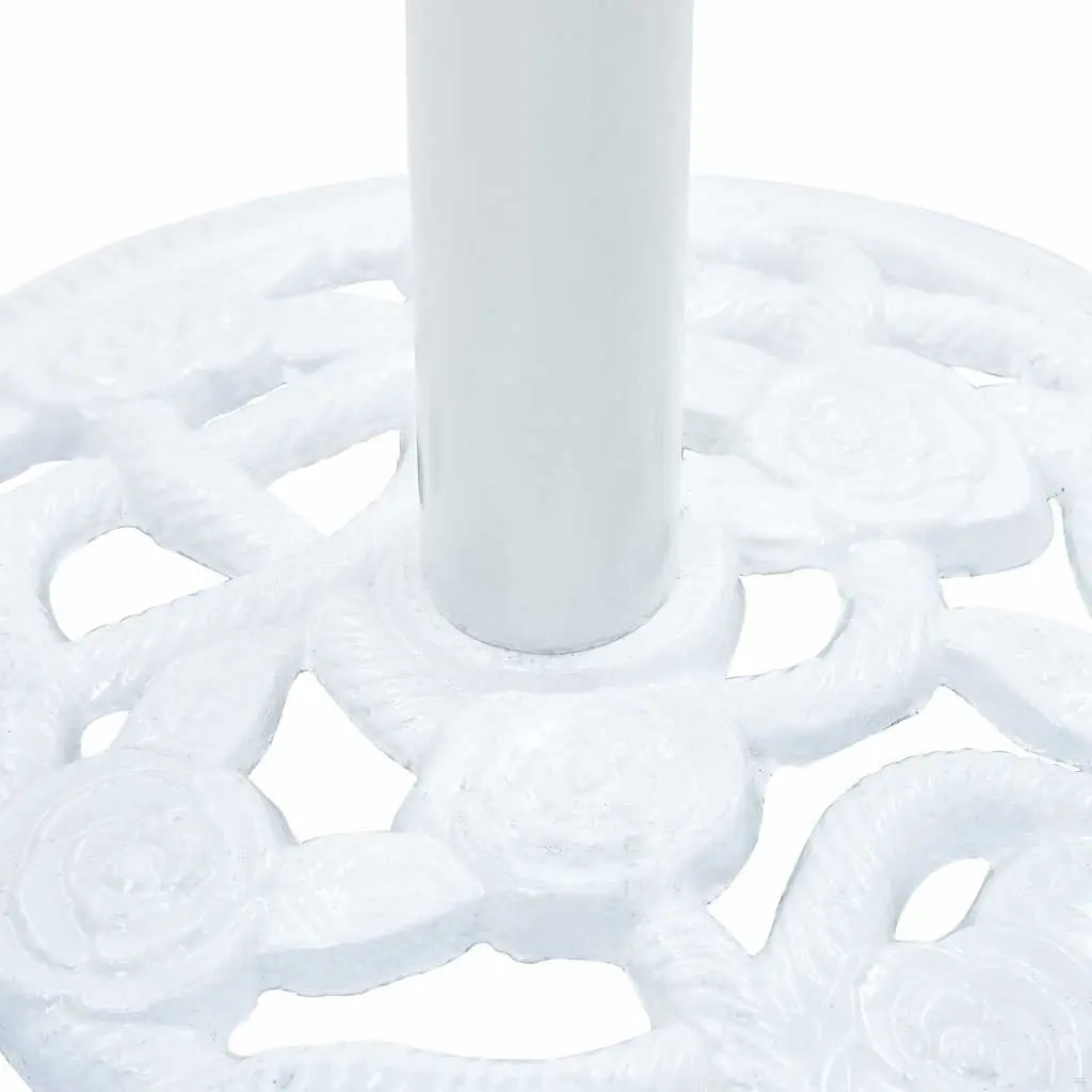 Umbrella Base Cast Iron 40cm White