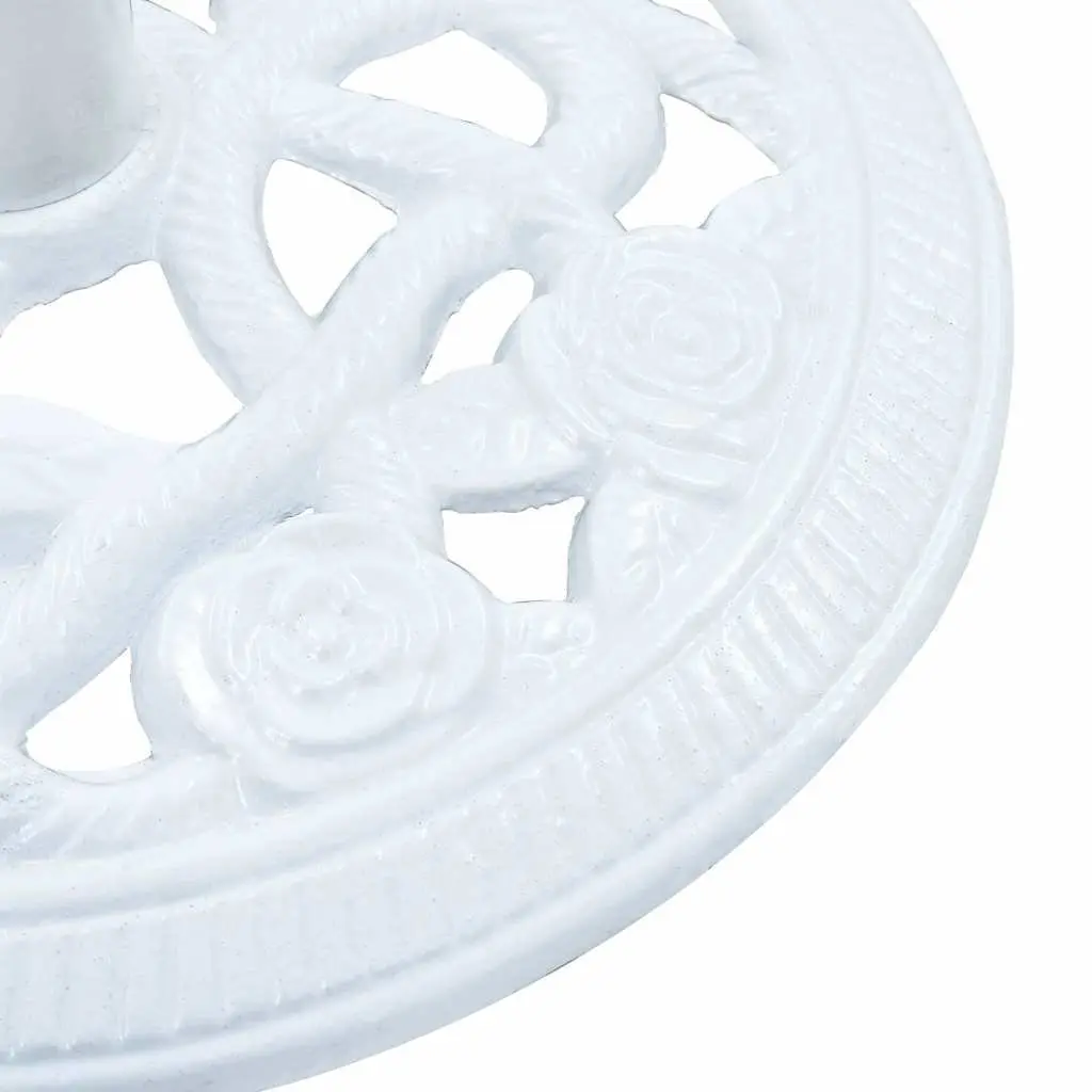 Umbrella Base Cast Iron 40cm White
